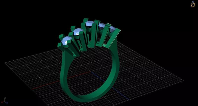 5 stone 3 50 diamond design