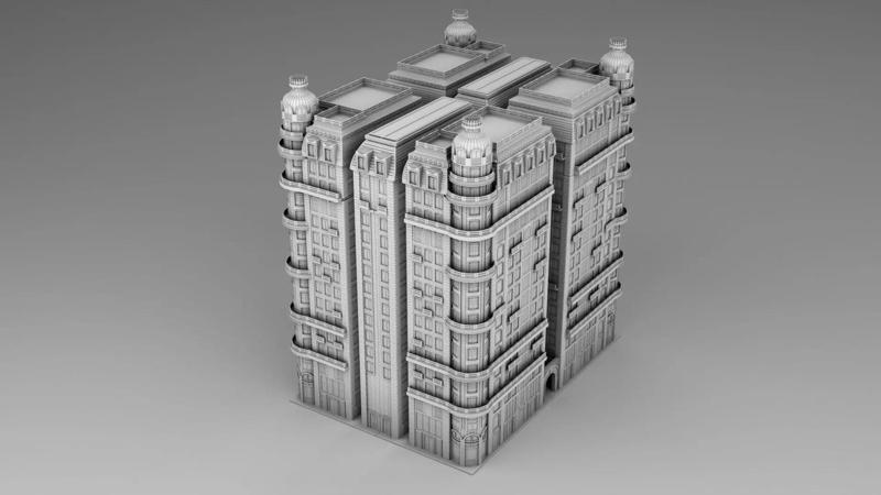 A house in Chicago style