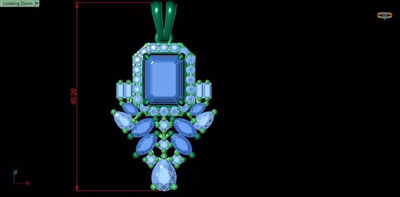 Antique Locket with tops