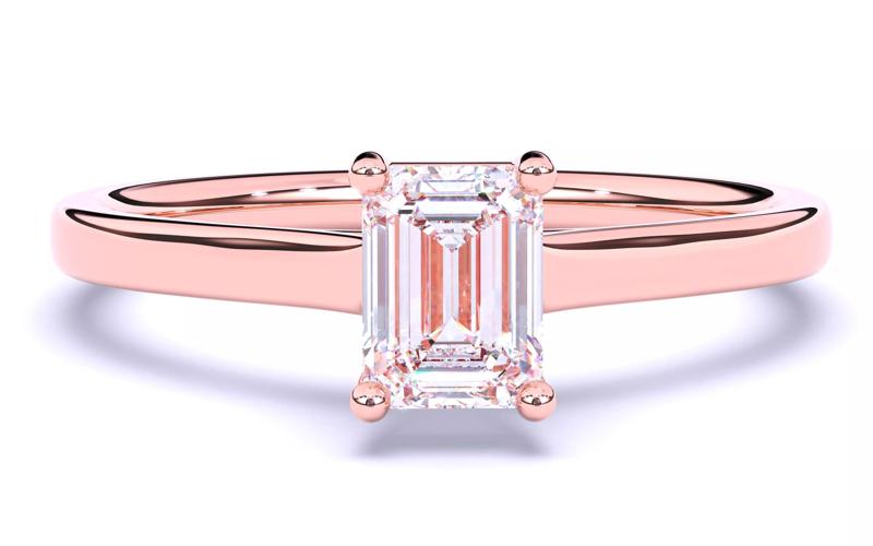 Solitaire Engagement ring 3dm stl renders details