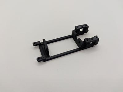 In-line slot/scalextric cradle.
