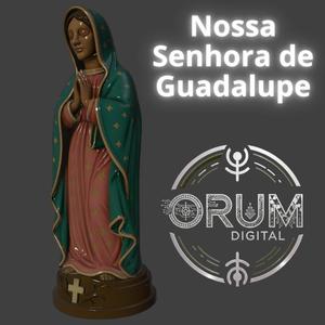 Nossa Senhora de Guadalupe – Escultura STL para Impressão 3D