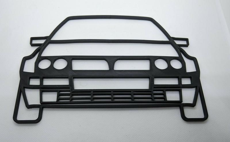 Lancia Delta integral wall decoration