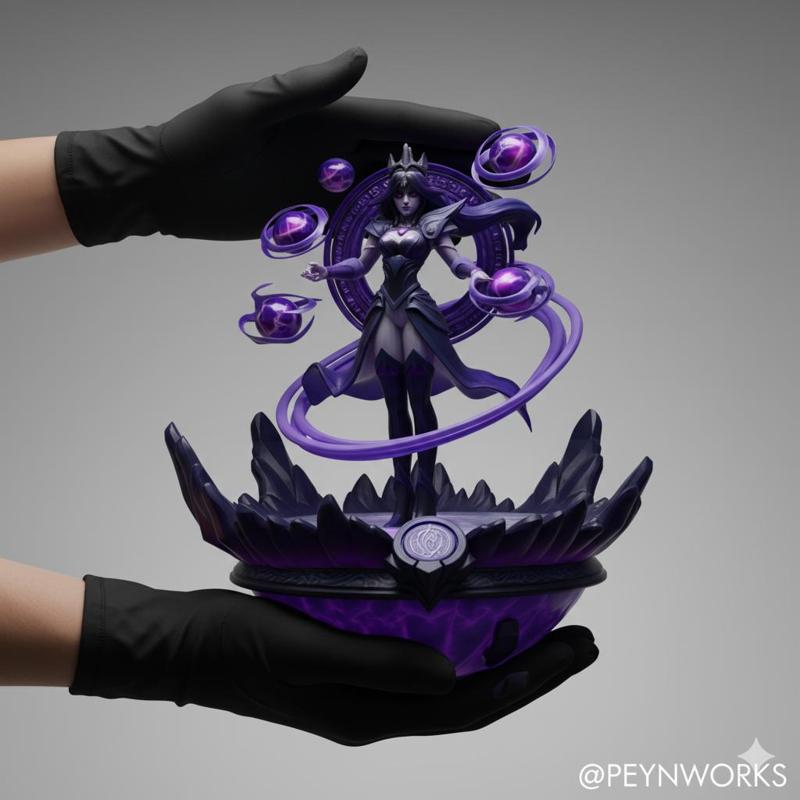 Syndra - The Dark Sovereign - League of Legends - 3D Print Model