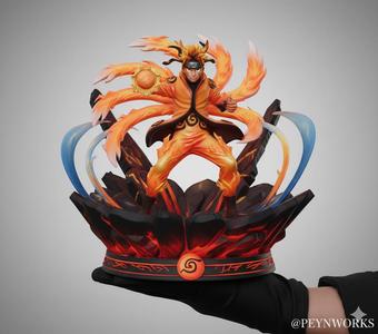 Naruto - Nine Tails Mode - 3D Print Model
