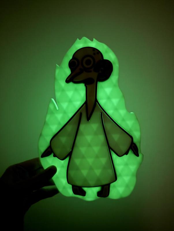 MR BURNS ALIEN 3D POSTER