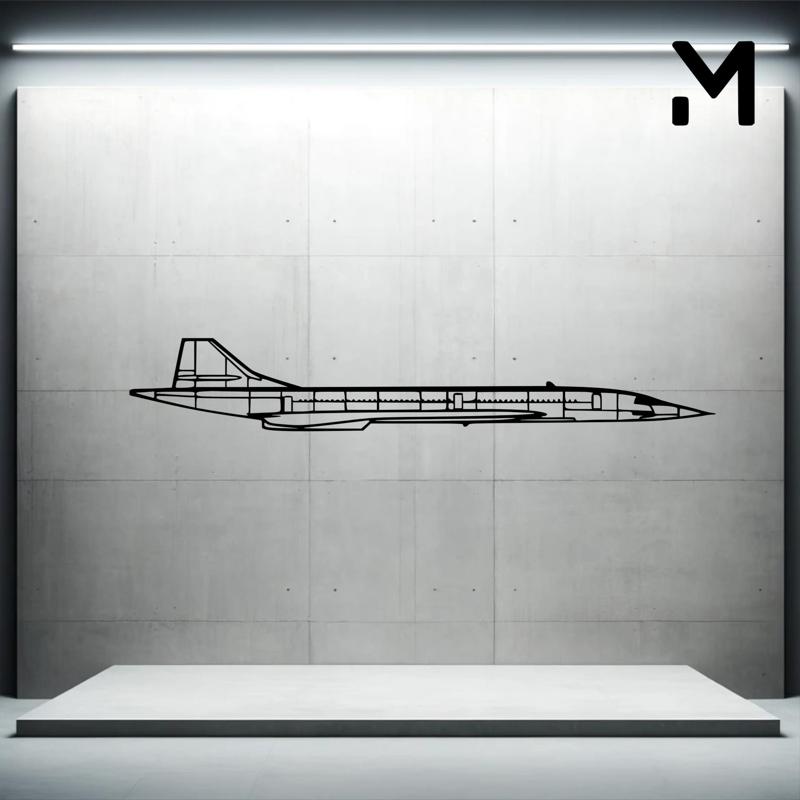 Wall Silhouette: concorde