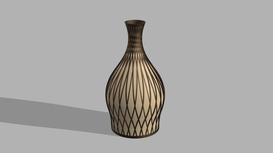 Textured Decorative Vase