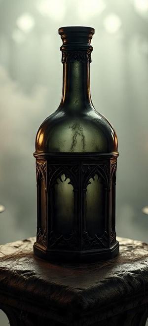 bottle design gothic columns