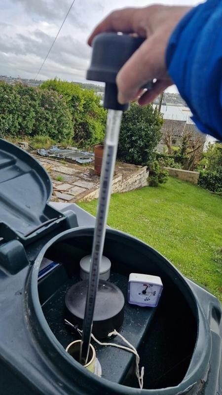 2" Heating oil tank Dip Stick cap