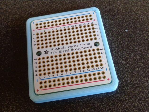 Base for Adafruit Perma-Proto Quarter