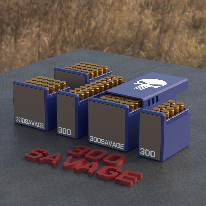 Ammo box 300 Savage BBOX ammunition storage 10/20/25/50 rounds ammo crate 300savage