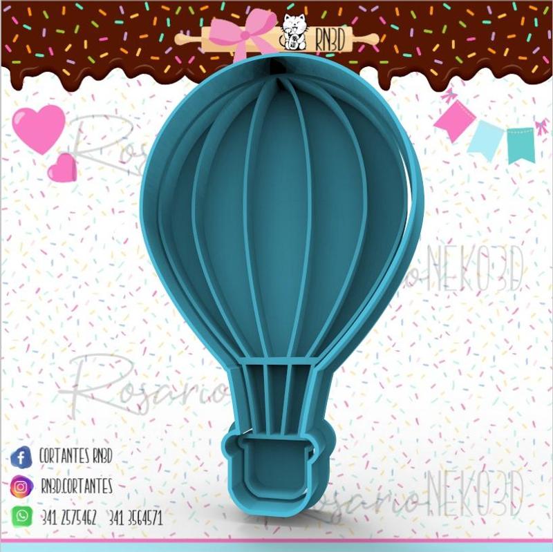 HOT AIR BALLOON cookie cutter - HOT AIR BALLOON cookie cutter