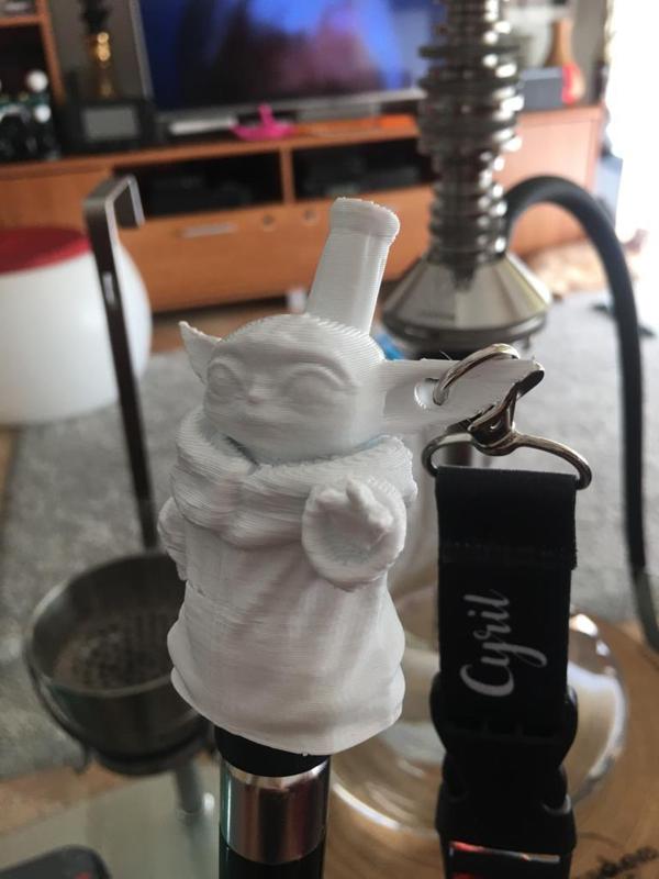 mini yoda nozzle / nozzle baby yoda