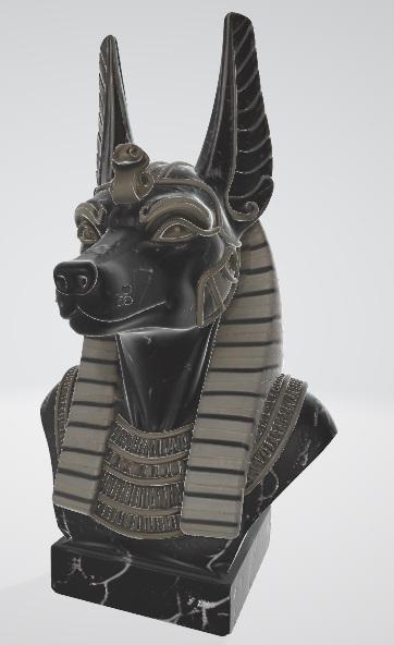 Bust of Anubis - Guardian of the Afterlife