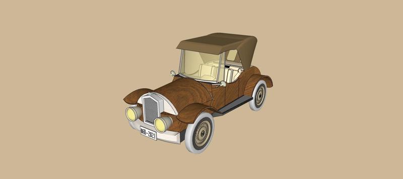 AUTOMOBILE JALOPY W2025