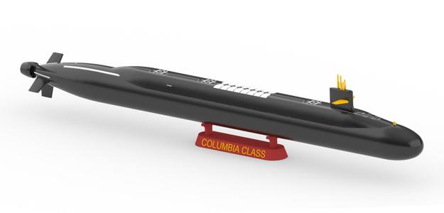 USS SSBN 826 COLUMBIA CLASS 1/150