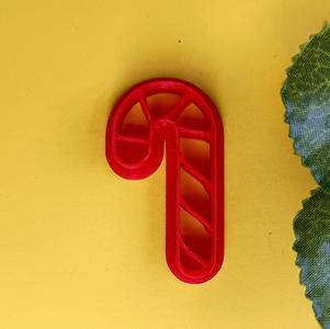 Christmas candy cane  clay cutter