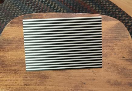 Paintless Dent Removal Reflection Board with Striped Pattern PDR