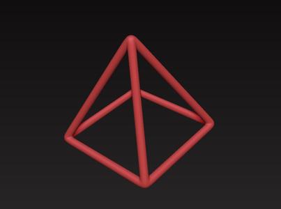 Wireframe Pyramid