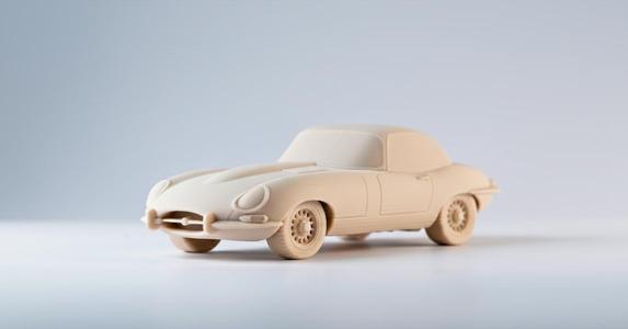 Jaguar E-Type 3D Car Model