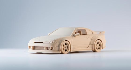Nissan Silvia S15 Rocket Bunny 3D Car Model