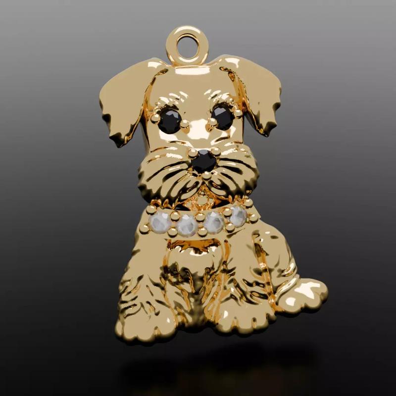 perro colgante raza schnauzer