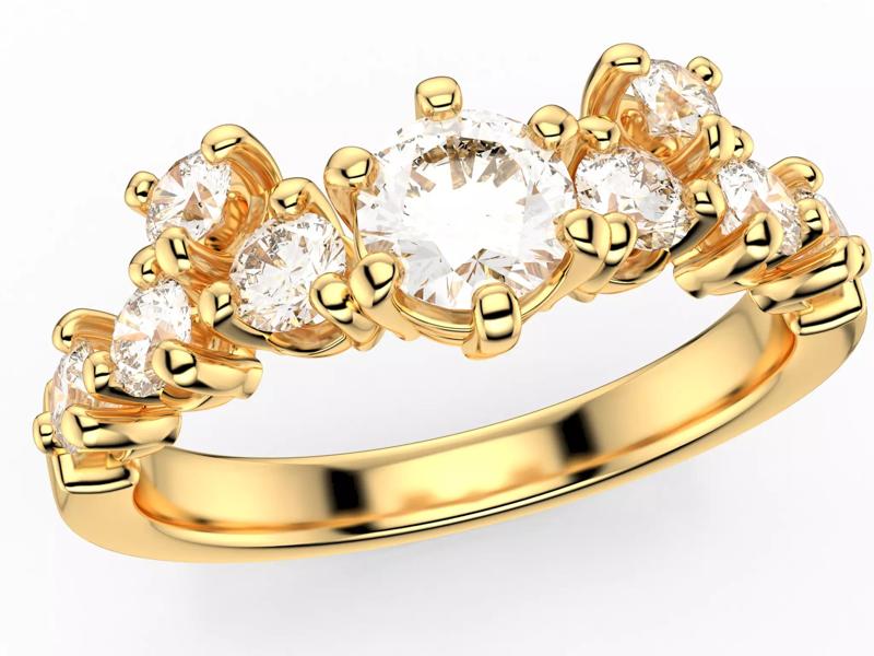 Designer Diamond Engagement Ring