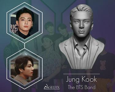 Jung Kook Bust 3D print model