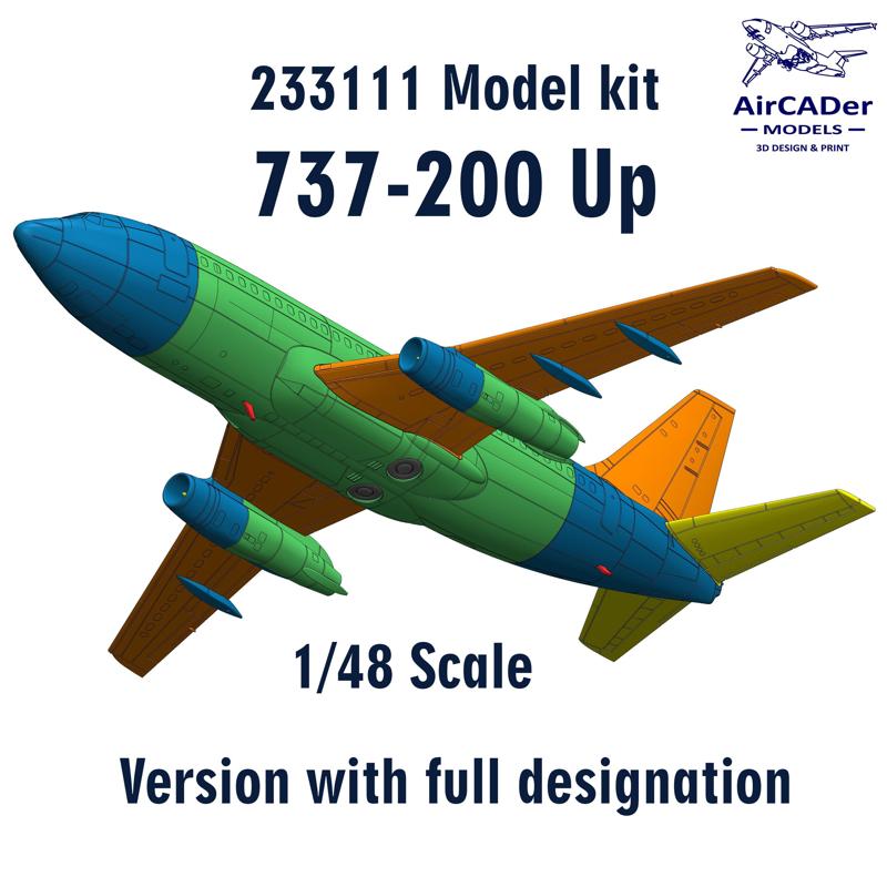233111 Model kit 737-200 Up scale 1/48