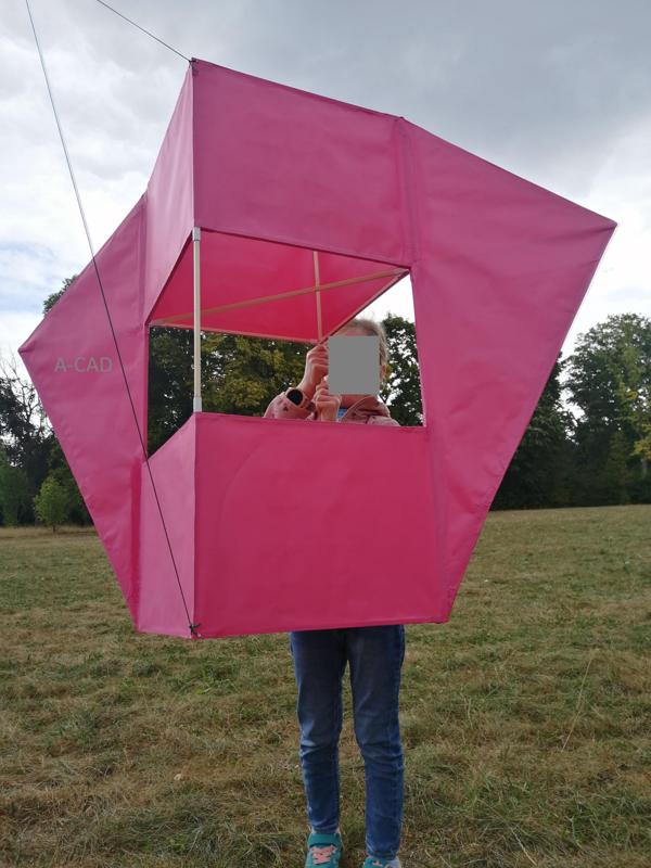 Box kites - just like in the old days...