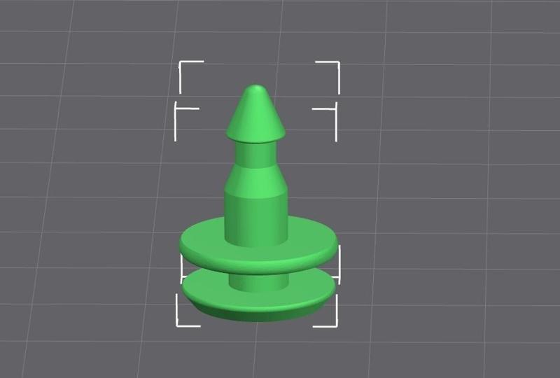 D22 Navara Flare Clip male