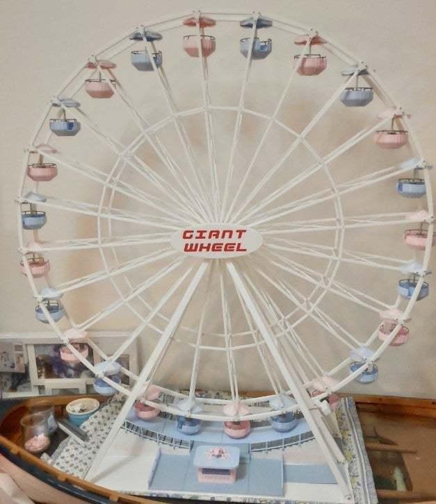 Giant wheel / ferris wheel / grande roue set of splitted parts for small machines