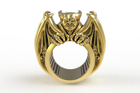 00037 Devil Hip Hop Ring