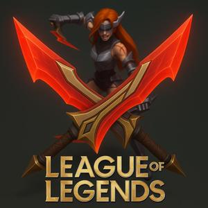 Katarina Chosen of the Wolf League of Legends Weapon STL files for Cosplay or decoration