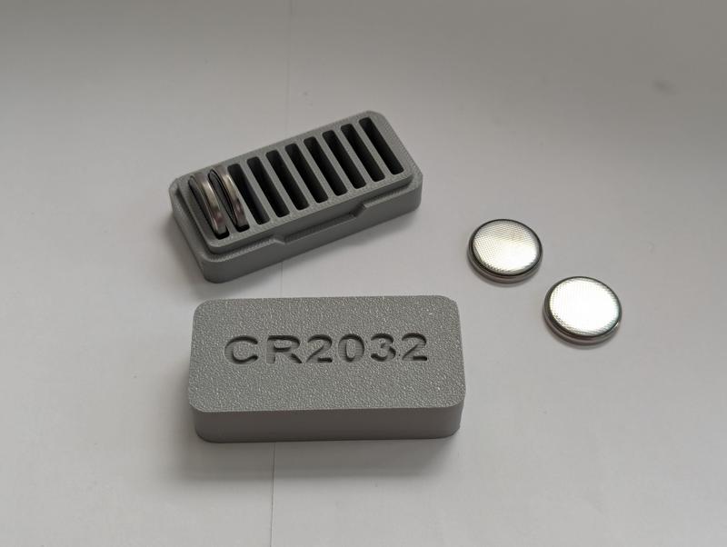 Coin Cell Battery Storage Case - CR2032 - Smart Home - Personal Licence