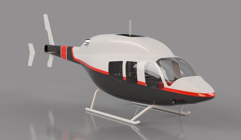 Bell B429 FOR FLYWING ELECTRONICS RC HELICOPTER