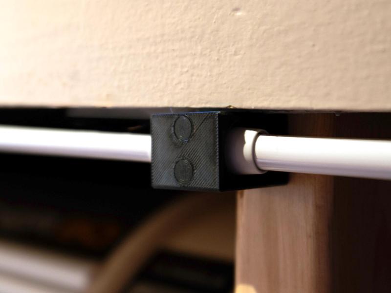 Spring Tension Curtain Rod Mounts