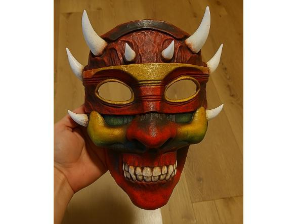 halloween oni mask