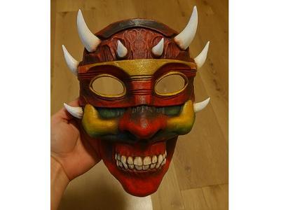 halloween oni mask