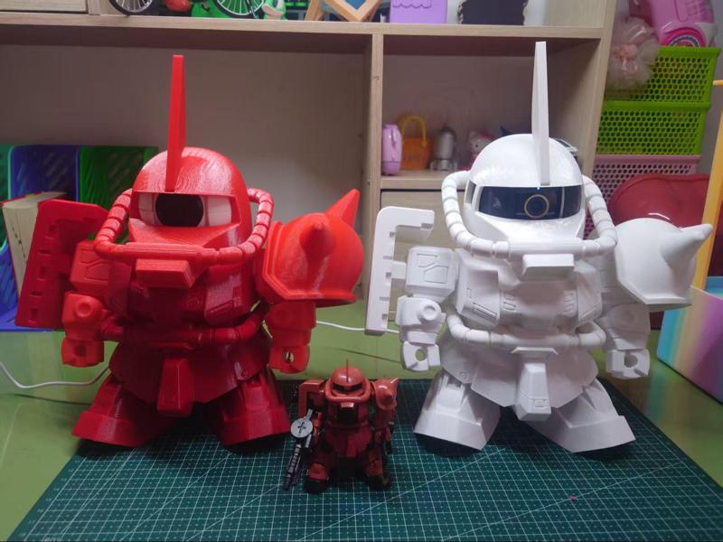 Xiaomi Camera Gimbal 3 Zaku Skin - Gundam Series mini printable