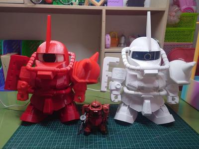 Xiaomi Camera Gimbal 3 Zaku Skin - Gundam Series mini printable