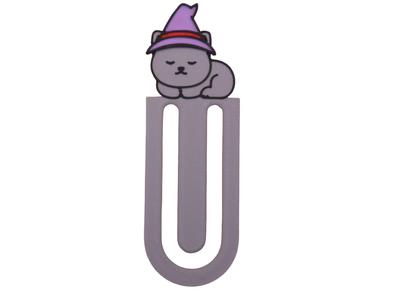 Bookmark Cat with Witch Hat (AMS ready)