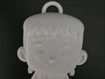 Cute Frankenstein style keychain
