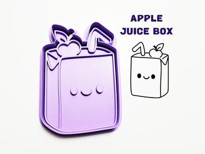 Apple Juice Box Cookie Cutter / Stamp