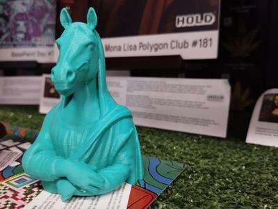 The mona lisa polygon club #810 3D