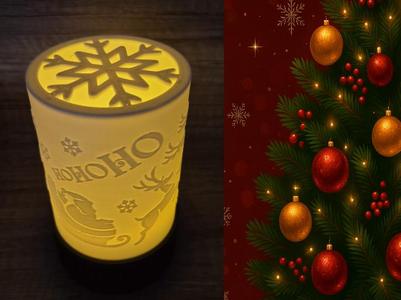 Tealight holder tealight Christmas xmas winter