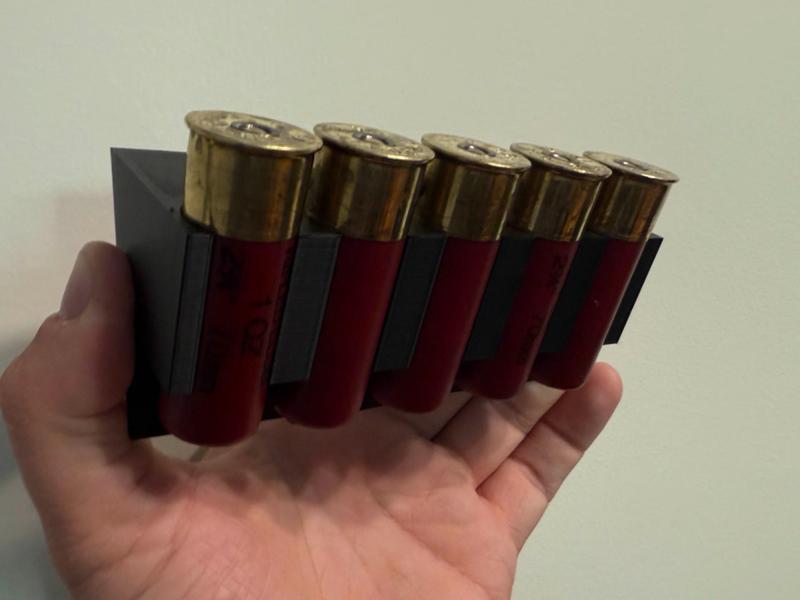 Canted 12ga shell holder
