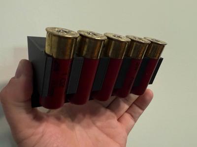 Canted 12ga shell holder
