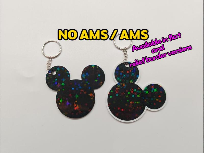 Disney Mickey Mouse Keychain (NO AMS/AMS)